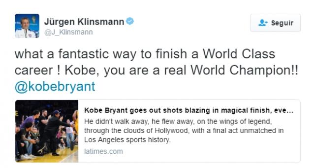 El f�tbol tambi�n habl� de Kobe