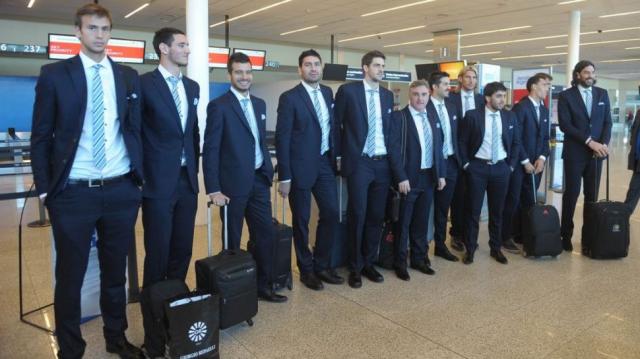 La Selecci�n emprendi� su viaje Mundialista