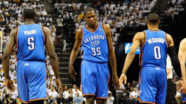 Perkins sobre Durant y Westbrook: "Hab�a una controversia sobre qui�n era el due�o del equipo"