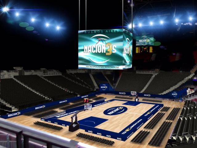 As� quedar� el estadio Tecn�polis para el Tres Naciones