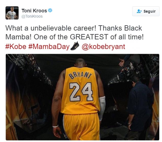 El f�tbol tambi�n habl� de Kobe