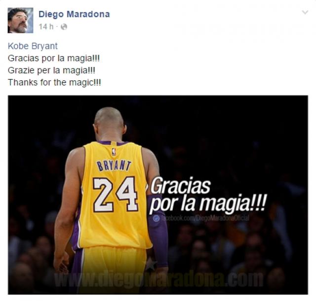 El f�tbol tambi�n habl� de Kobe